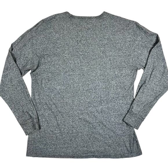 Polo Ralph Lauren Long Sleeve Shirt S Gray Heather Pocket Tee Crewneck Cotton - Picture 3 of 3